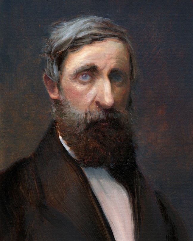 Painting of Henry David Thoreau