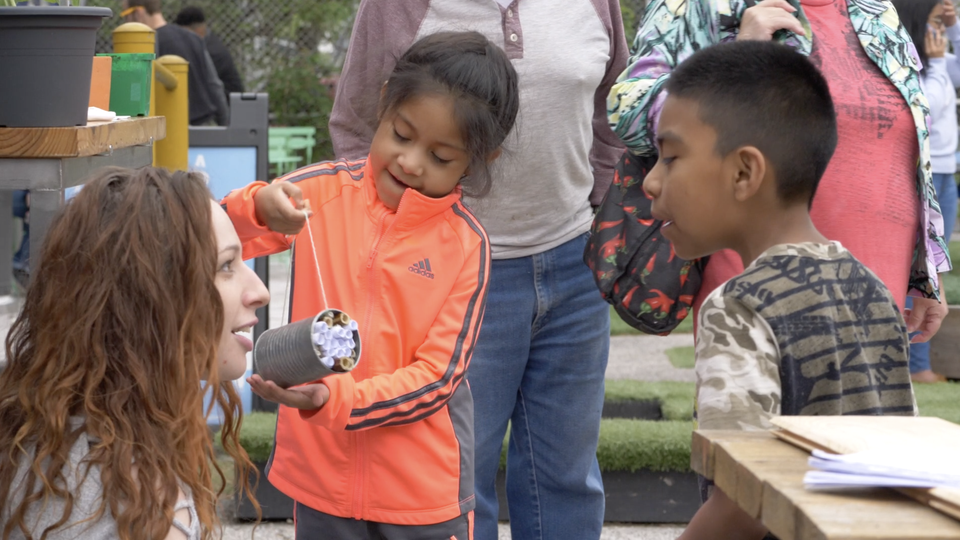 Children at an event put on by the Big Car Collaborative in Indianapolis