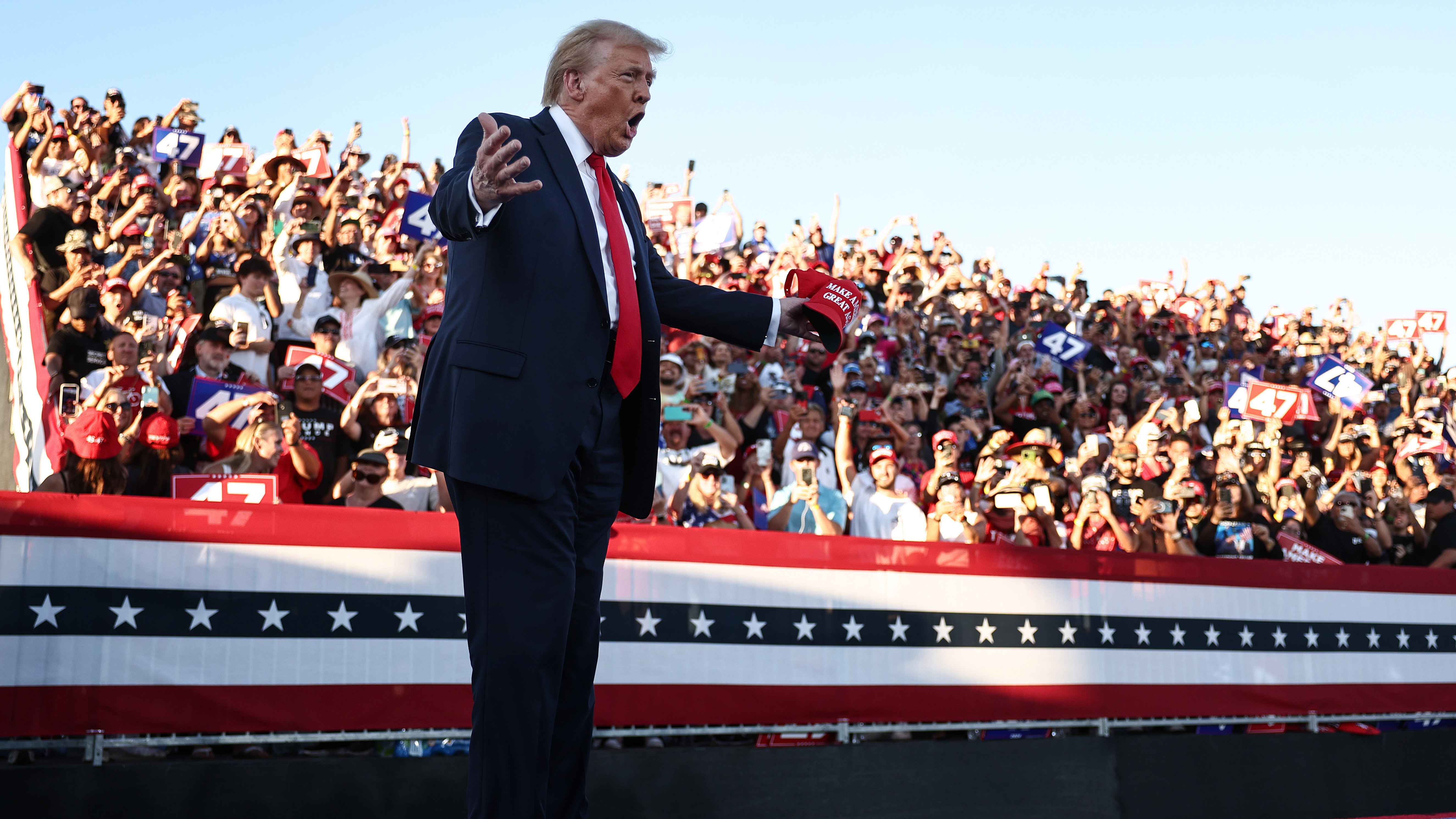 The Atmosphere of a Trump Rally