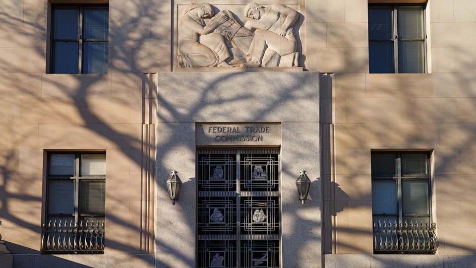 The front of the Federal Trade Commission building