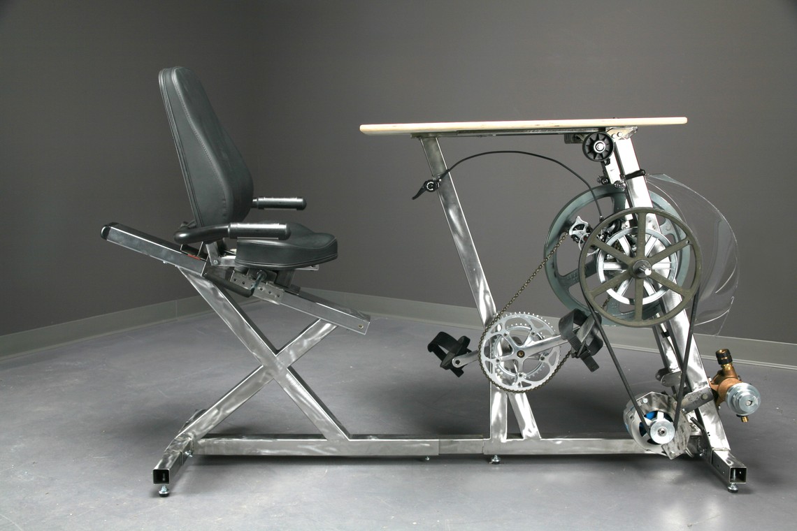 The Electricity Generating Bicycle Desk That Would Power the World