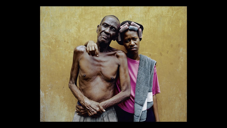 Chagos grandfather and granddaughter