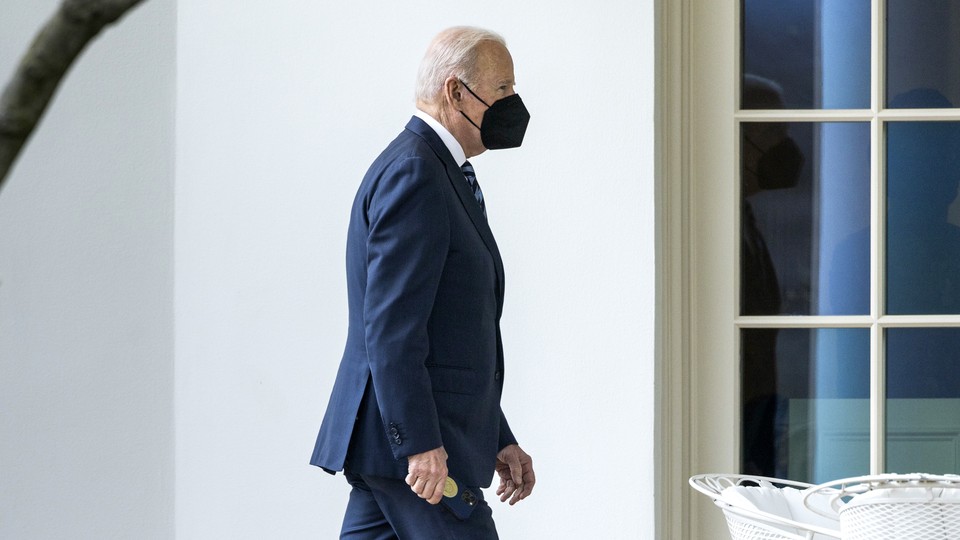 Biden in a mask