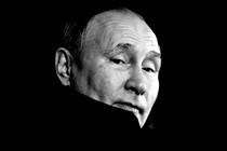 A headshot of Vladimir Putin