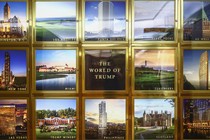 Trump properties in gold frames