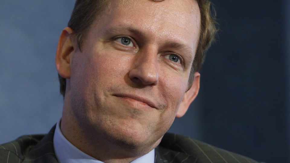 The entrepreneur Peter Thiel, photographed at a conference in Washington, D.C., in 2011