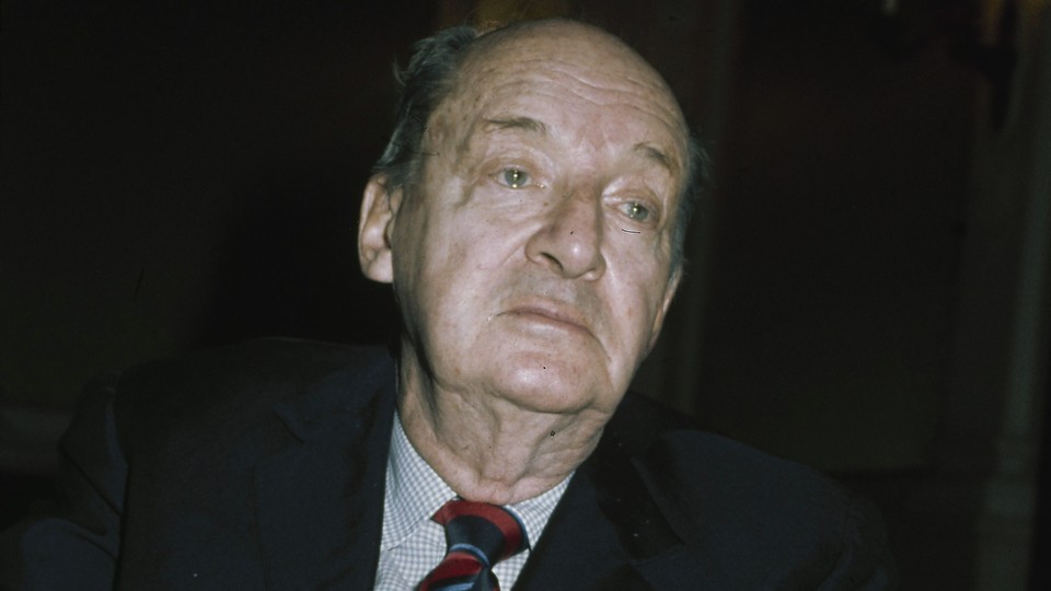 A photograph of Nabokov