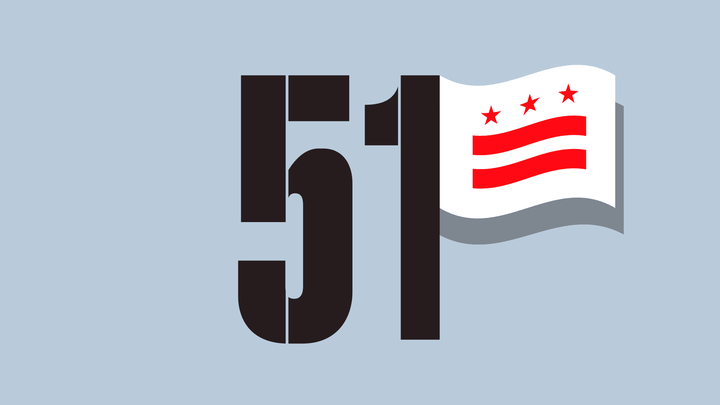 An illustration of the number "51"