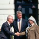 Bill Clinton with Yitzhak Rabin and Yasser Arafat at the White House in 1993.