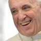 A close view of Pope Francis smiling