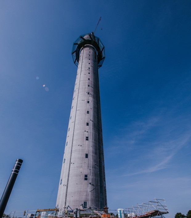 ThyssenKrupp's concrete elevator test tower