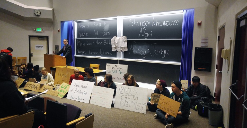 Students Protest Intro Humanities Course At Reed The Atlantic