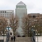 Credit Suisse offices in Canary Wharf in London