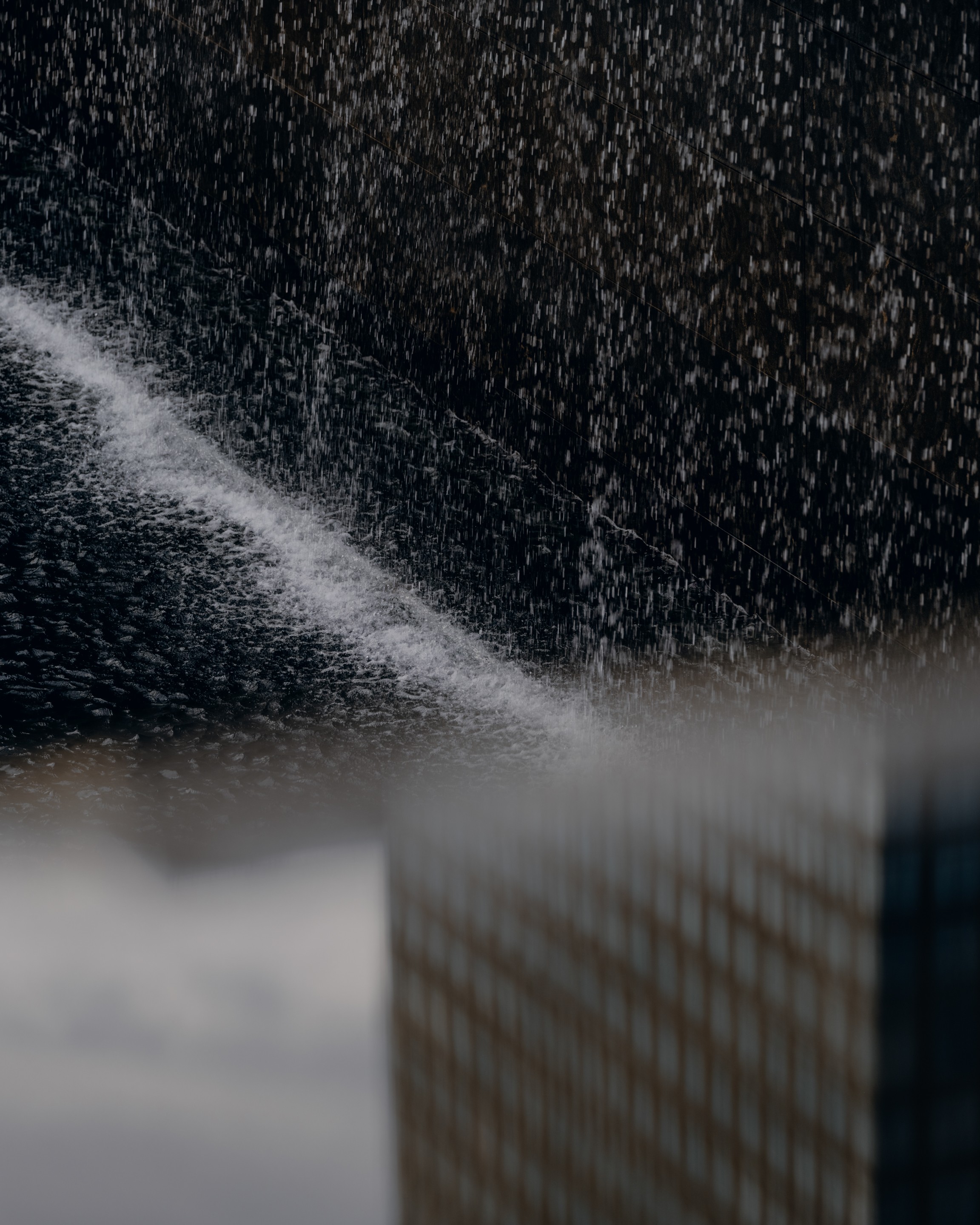 water fountain and buildings