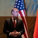 A photo showing U.S. National Security Adviser Jake Sullivan and Chinese Foreign Minister Wang Yi looking at each other.