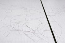 Hair strands on the floor