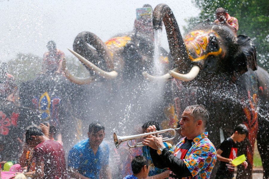 The Joyful Splashing Of Thailand S Songkran Water Festival The Atlantic