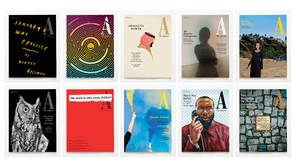 An image of multiple Atlantic magazine covers