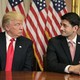 Donald Trump meets with Speaker of the House Paul Ryan in Washington.
