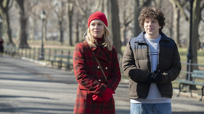 Claire Danes and Jesse Eisenberg on the FX/Hulu show 