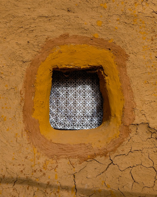 A house window in Ngawlé, Senegal