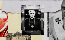 Collage with images of the Pope Benedict XVI and the Vatican.