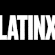 An animation of the word "Latinx" in white on a black background. The word fizzles away.