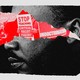 An illustration of Martin Luther King Jr.'s face obscured by signs protesting against critical race theory