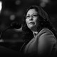 Senator Tammy Duckworth of Illinois at a podium