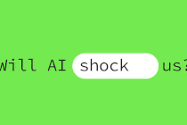A gif showing the text "Will AI [blank space] us?" The blank space alternates between saying "destroy," "shock," "bore," "cheat," "humor," "outwork," and other verbs.