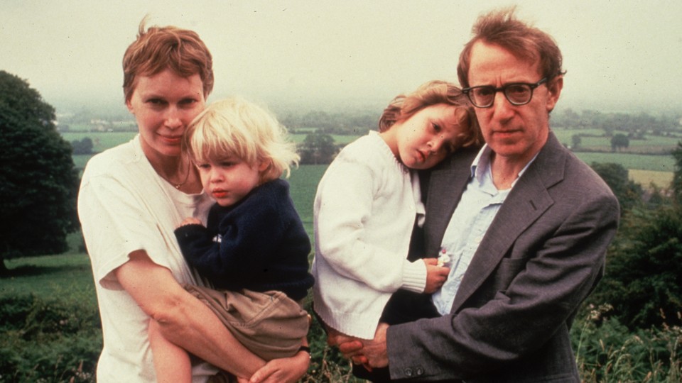 Mia Farrow, Ronan Farrow, Dylan Farrow, and Woody Allen