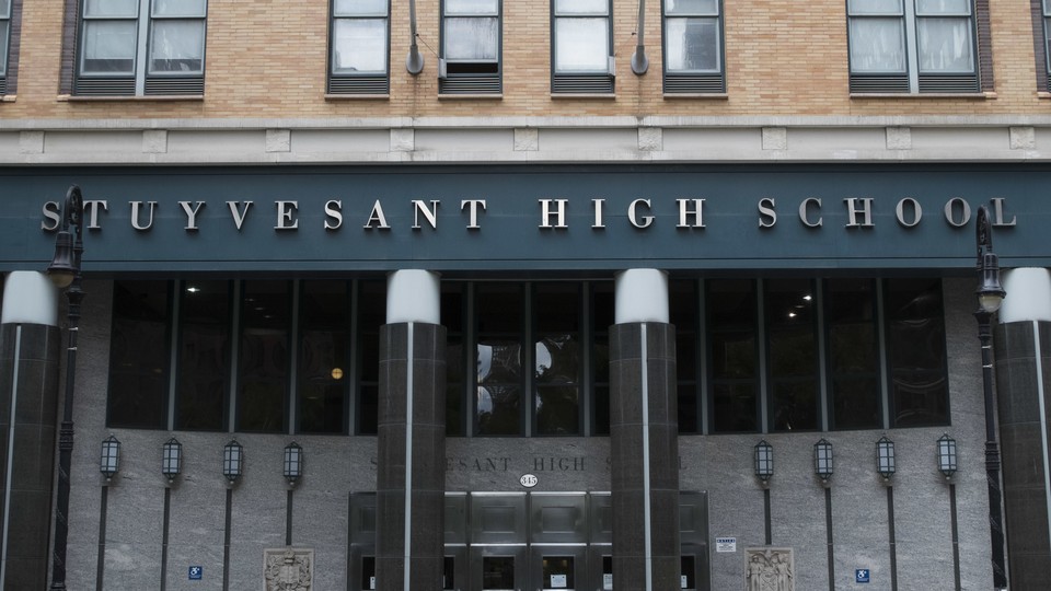 Exterior of Stuyvesant High School