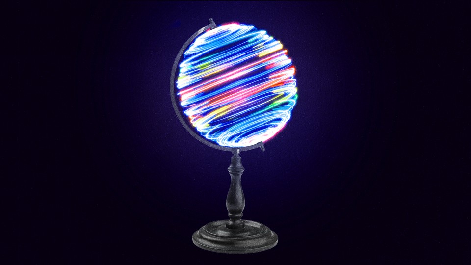 An electrified globe
