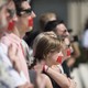 Pro-life activists pray on the steps of the United States Supreme Court on June 27, 2016.