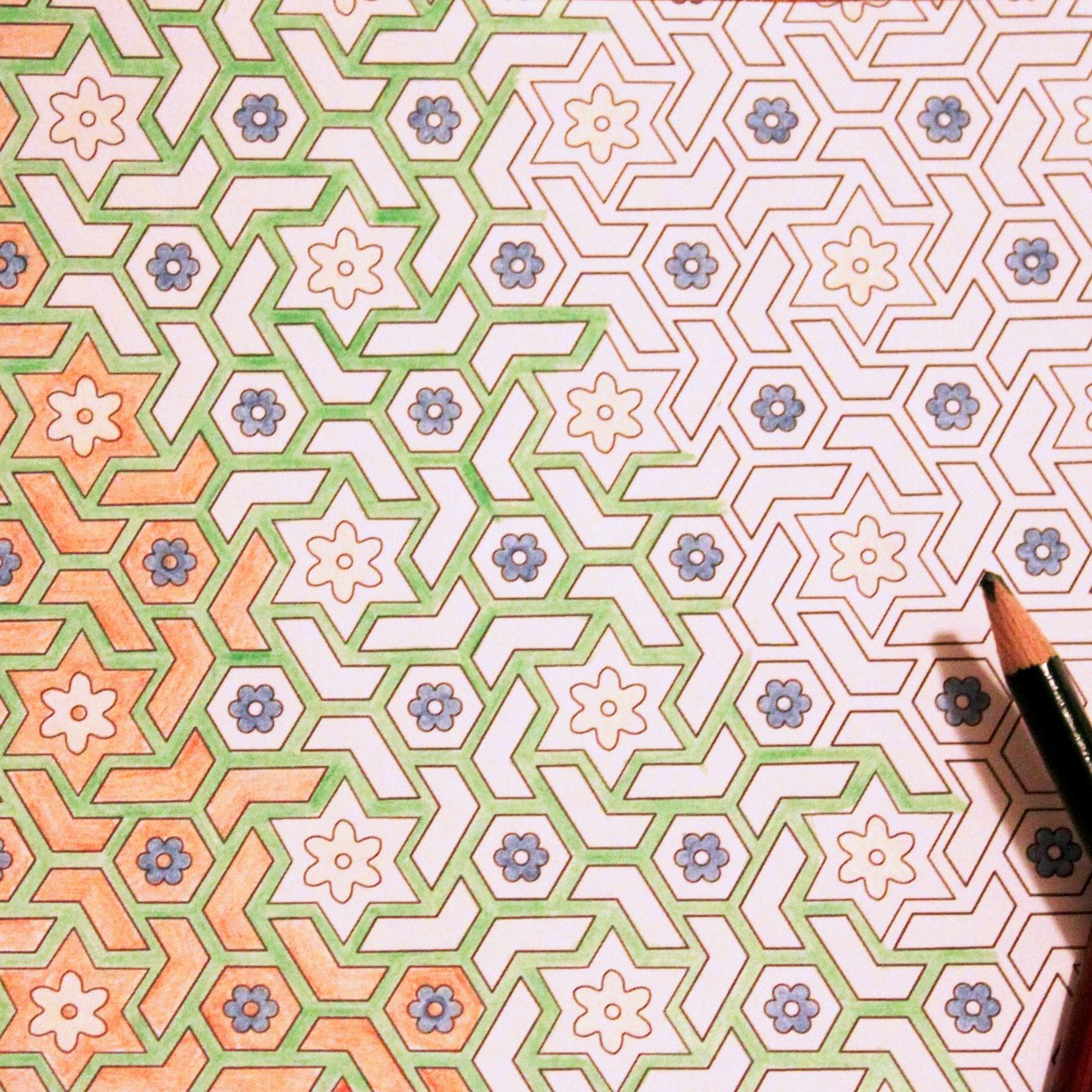  Satisfying Patterns Coloring Book (Vol 1): Filled with