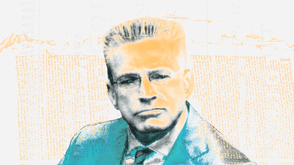 A photo of Gary Haugen made to look like a negative