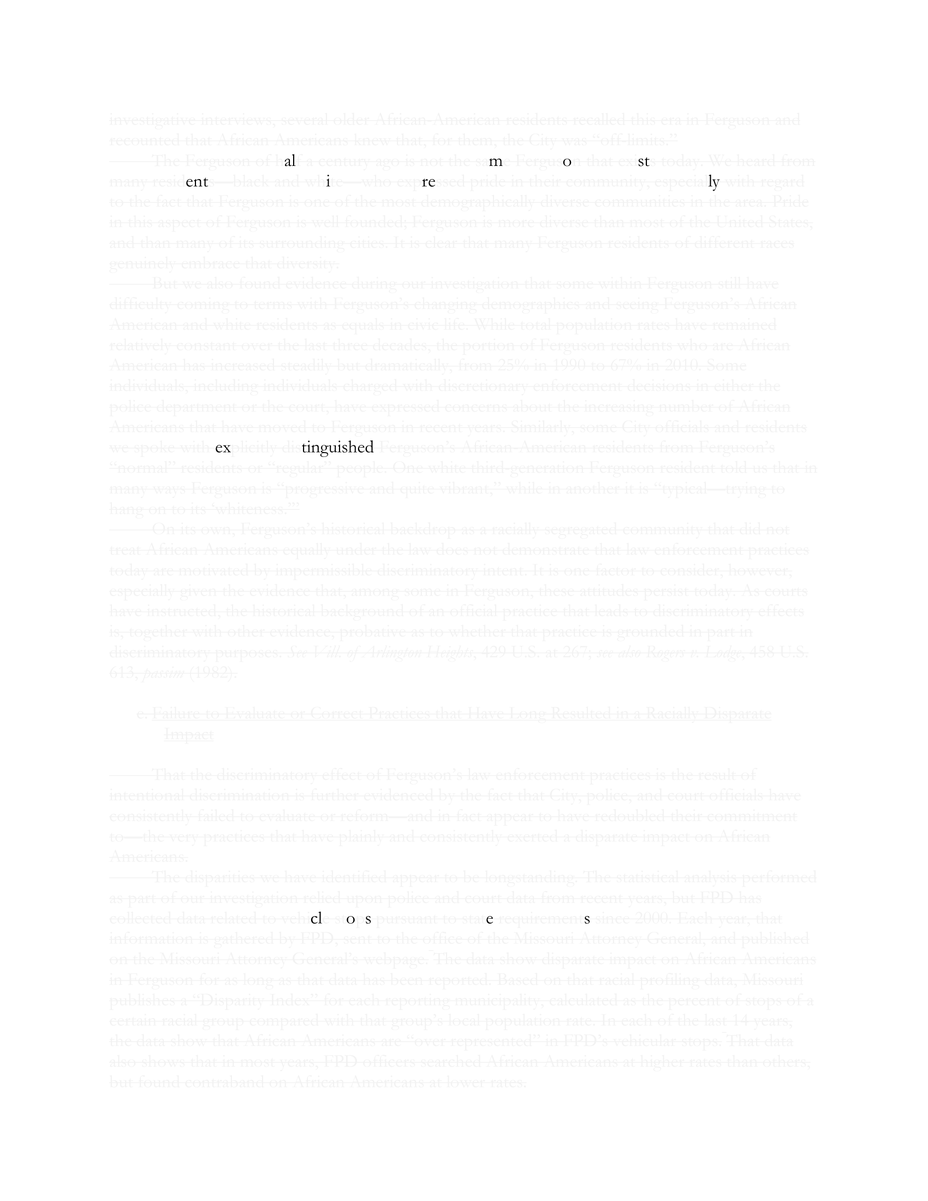 redacted Ferguson Report