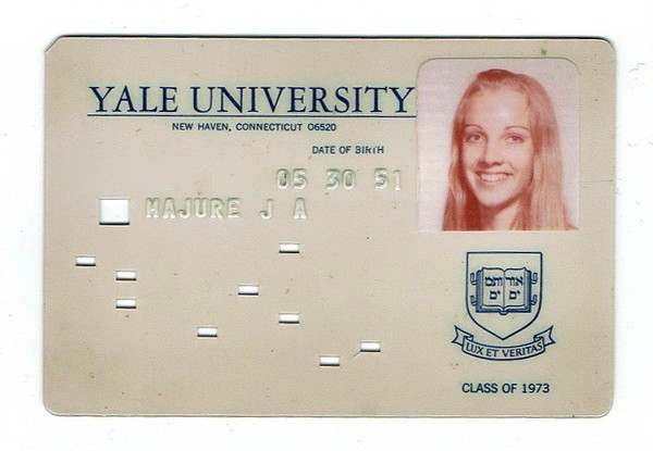 Majure's Yale student ID card.