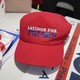 Baseball cap that reads "Latinos for Trump"