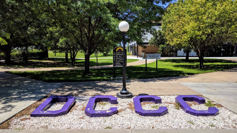 The campus of Dodge City Community College, in western Kansas