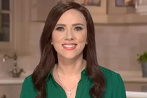 Scarlett Johansson as Senator Katie Britt on "SNL"