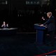Donald Trump, Joe Biden, and Chris Wallace during the first presidential debate of 2020