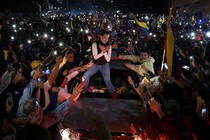 Venezuelan opposition leader Maria Corina Machado at a June rally