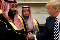 President Trump meets with Saudi Crown Prince Mohammed bin Salman at the White House in March.