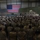 President Trump visiting U.S. soldiers in Afghanistan on Thanksgiving Day.