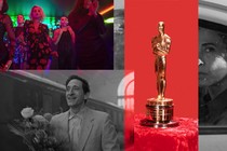 Illustration of Oscar nominees: "Emilia Pérez," "The Brutalist," "I’m Still Here"