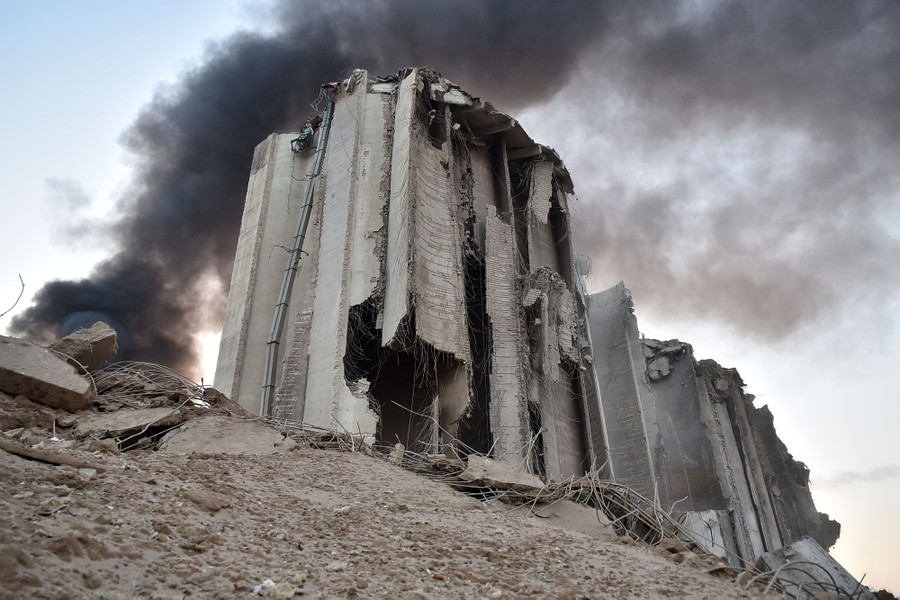 Photos: Massive Explosion Hits Beirut Port - The Atlantic