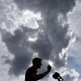 Outline of Paul Ryan speaking in front of sky