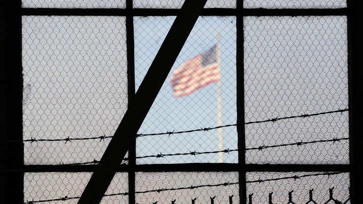 The U.S. flag at Guantanamo Bay, Cuba