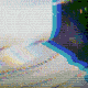 Highly pixelated gif of newspapers running through printing press